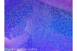 Hotfix Bügelfolie  Hologramm blau  10cm x 15cm